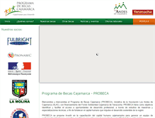 Tablet Screenshot of becascajamarca.com